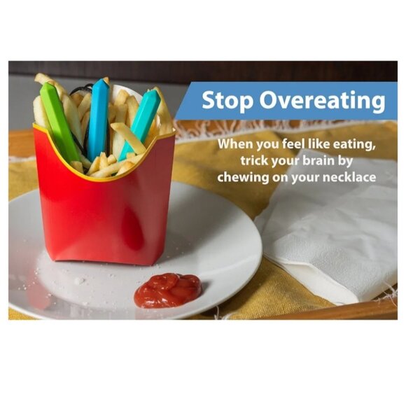 Set Of 3 Chew Chew Sensory Necklaces – Biting, Thumb Sucking, Smoking, Over Eat - Picture 8 of 10